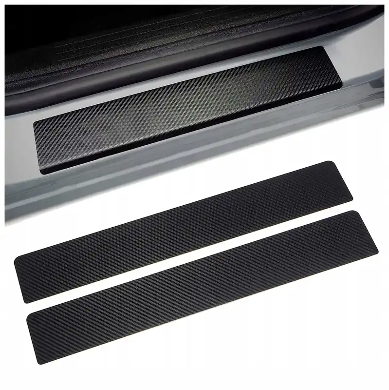 Autentyczny Folia ochronna naklejki na progi przednie do VW CADDY V SB | SK 2020-