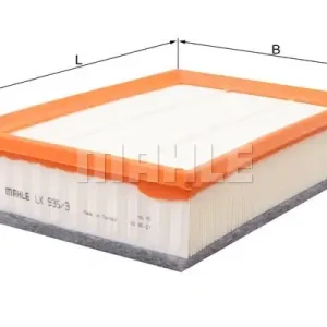 Kup teraz Filtr powietrza Mahle LX 935/3