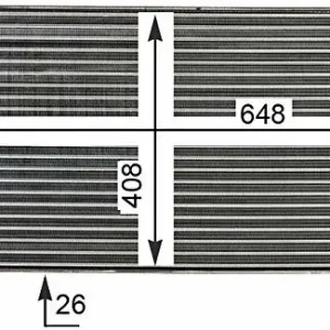 Niska cena Mahle MAHLE CR 30 000P chłodnica chłodnicza BEHR PREMIUM LINE CR 30 000P
