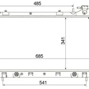 NRF Chłodnica, układ chłodzenia silnika 53095 Szybka dostawa