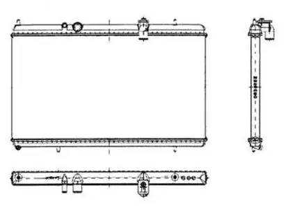 NRF Chłodnica, układ chłodzenia silnika 50444 Darmowa dostawa