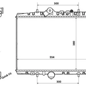 NRF Chłodnica, układ chłodzenia silnika 58351 Ostatnia szansa