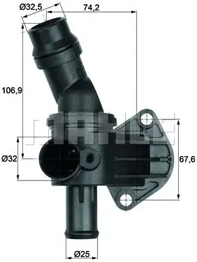 MAHLE TERMOSTAT MAHLE TI887 AUDI A3/SEAT ALTEA/VW EOS/GOLF V/PASSAT 2,0FSI 03 MAHLE TI 8 87 Ostatnia szansa