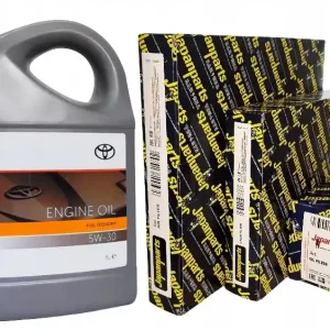 OE TOYOTA 5W30 5L +FILTRY TOYOTA AURIS 1.6 / 1.33 1NR-FE Niska cena