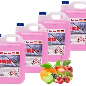 Nowość Zimowy Płyn do spryskiwaczy Zapachowy -22 °C 4x5L Truck Traker 20L