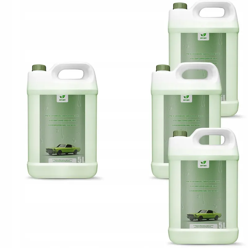 20L Płyn do spryskiwaczy Zielone Jabłko Sprysk letni 4 x 5 litrów PREMIUM Ostatnia szansa