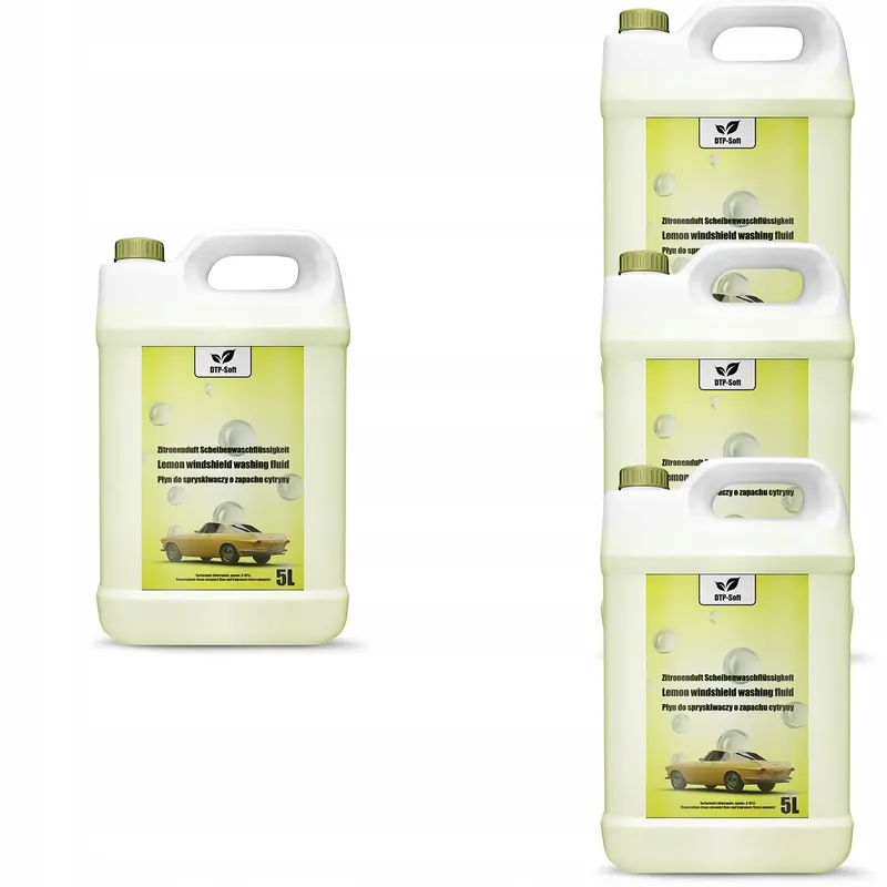 Zamów teraz 25L Płyn do spryskiwaczy Cytrusowy Sprysk letni 5 x 5 litrów TOP